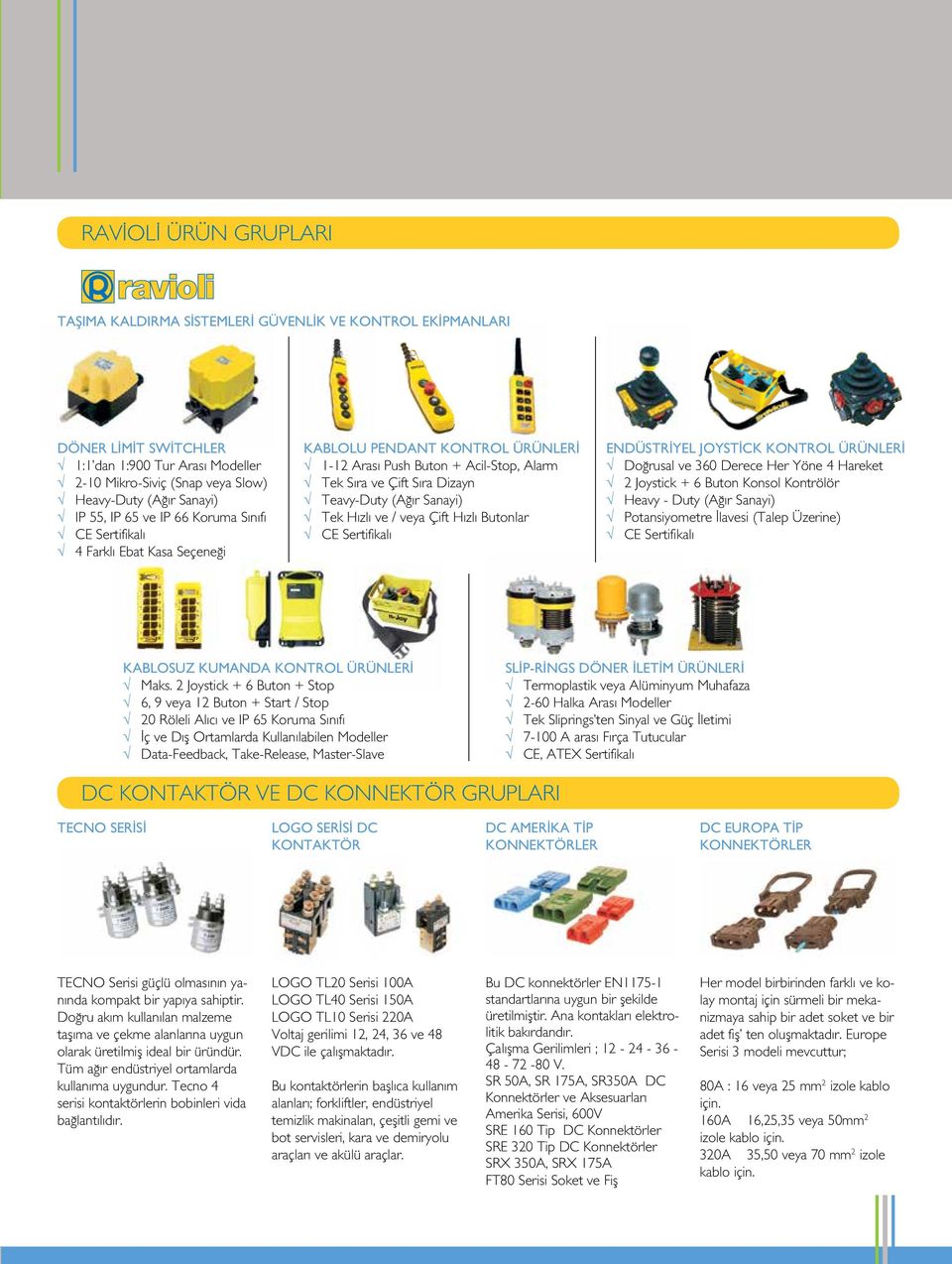 Sanayi) Tek Hızlı ve / veya Çift Hızlı Butonlar CE Sertifikalı ENDÜSTRİYEL JOYSTİCK KONTROL ÜRÜNLERİ Doğrusal ve 360 Derece Her Yöne 4 Hareket 2 Joystick + 6 Buton Konsol Kontrölör Heavy - Duty (Ağır