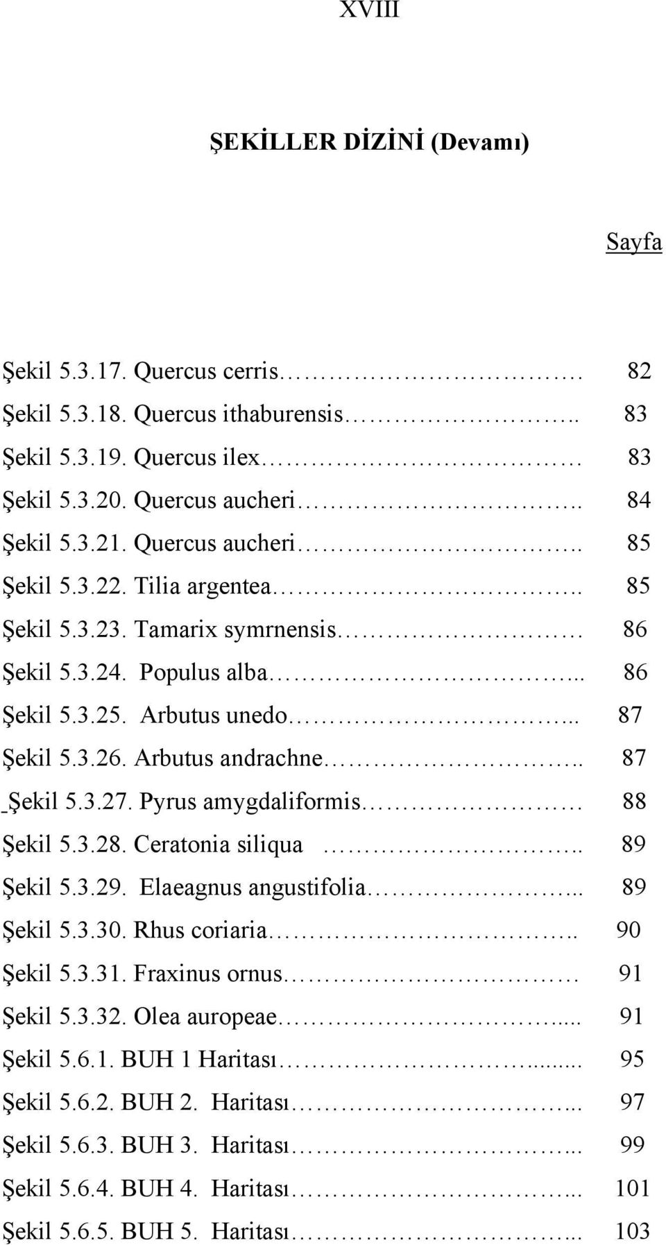 . 87 Şekil 5.3.27. Pyrus amygdaliformis 88 Şekil 5.3.28. Ceratonia siliqua.. 89 Şekil 5.3.29. Elaeagnus angustifolia... 89 Şekil 5.3.30. Rhus coriaria.. 90 Şekil 5.3.31.