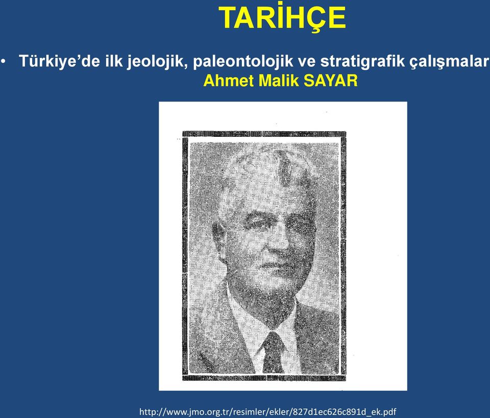 çalışmalar Ahmet Malik SAYAR