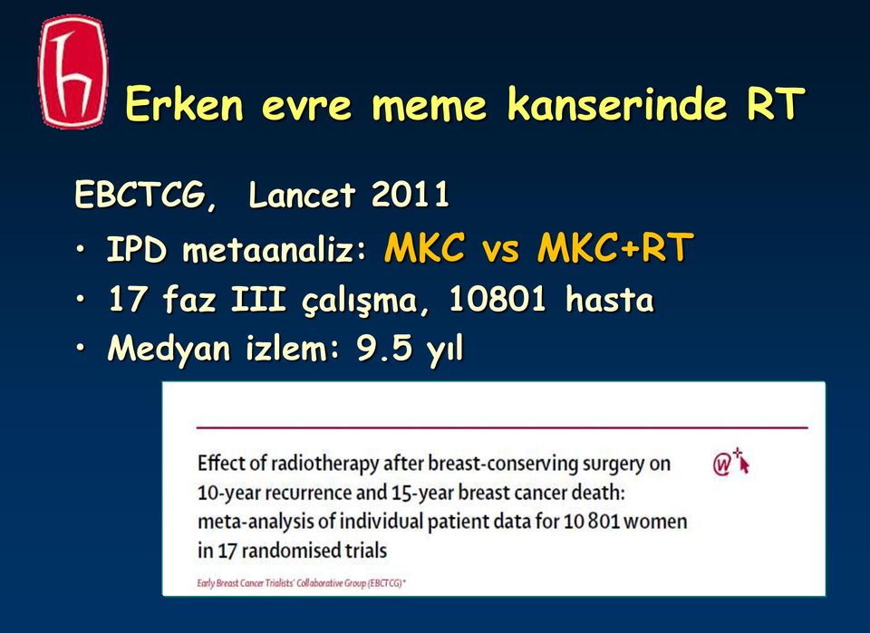 metaanaliz: MKC vs MKC+RT 17 faz