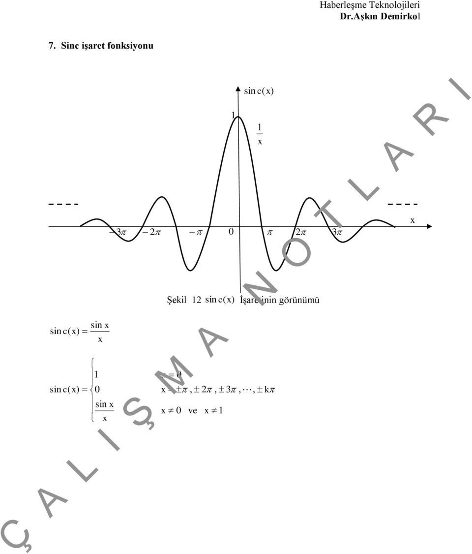 x) 3 0 3 Şekil x 0 x 0 x x x,, 3,,