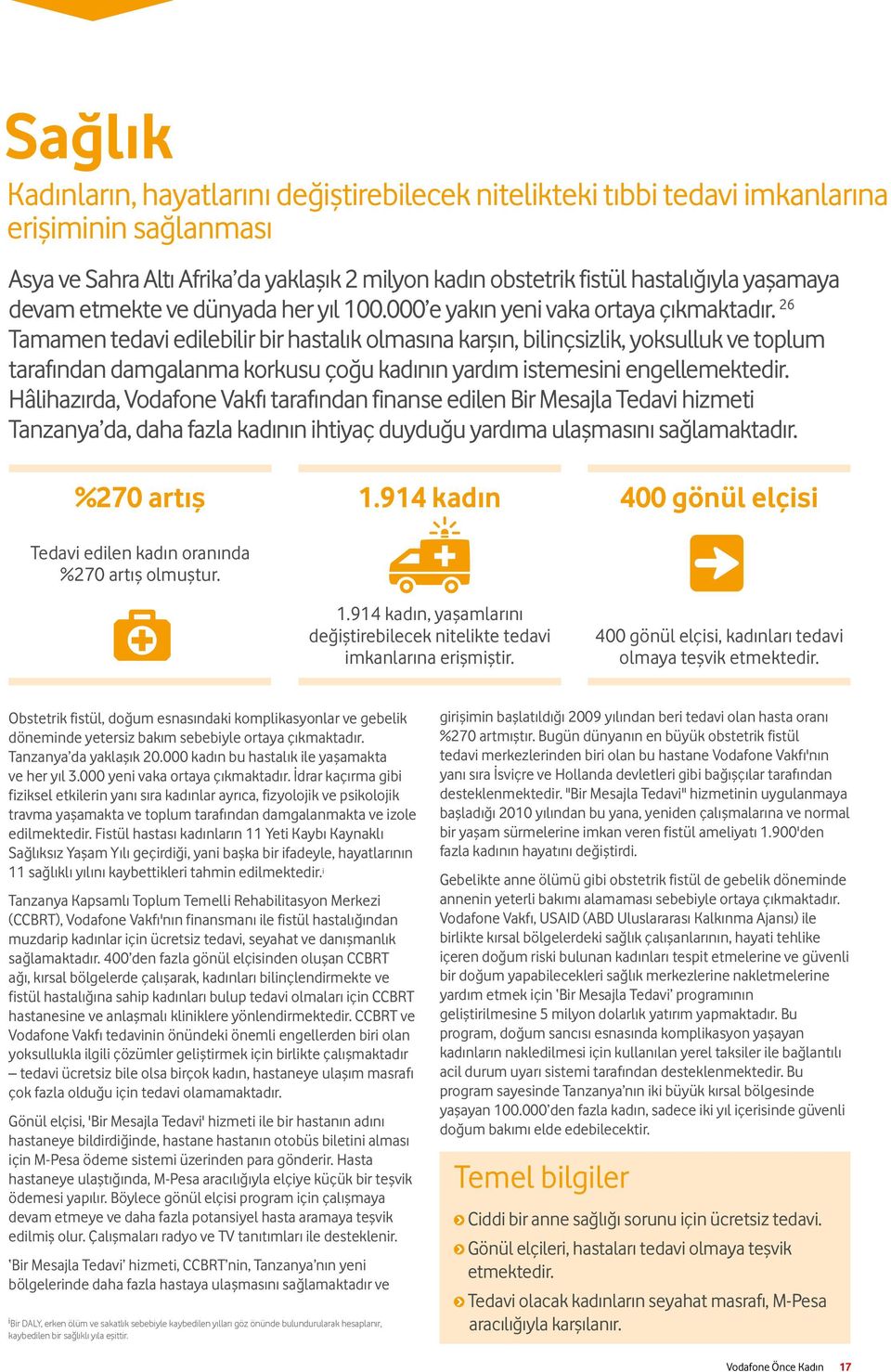 26 Tamamen tedavi edilebilir bir hastalık olmasına karşın, bilinçsizlik, yoksulluk ve toplum tarafından damgalanma korkusu çoğu kadının yardım istemesini engellemektedir.