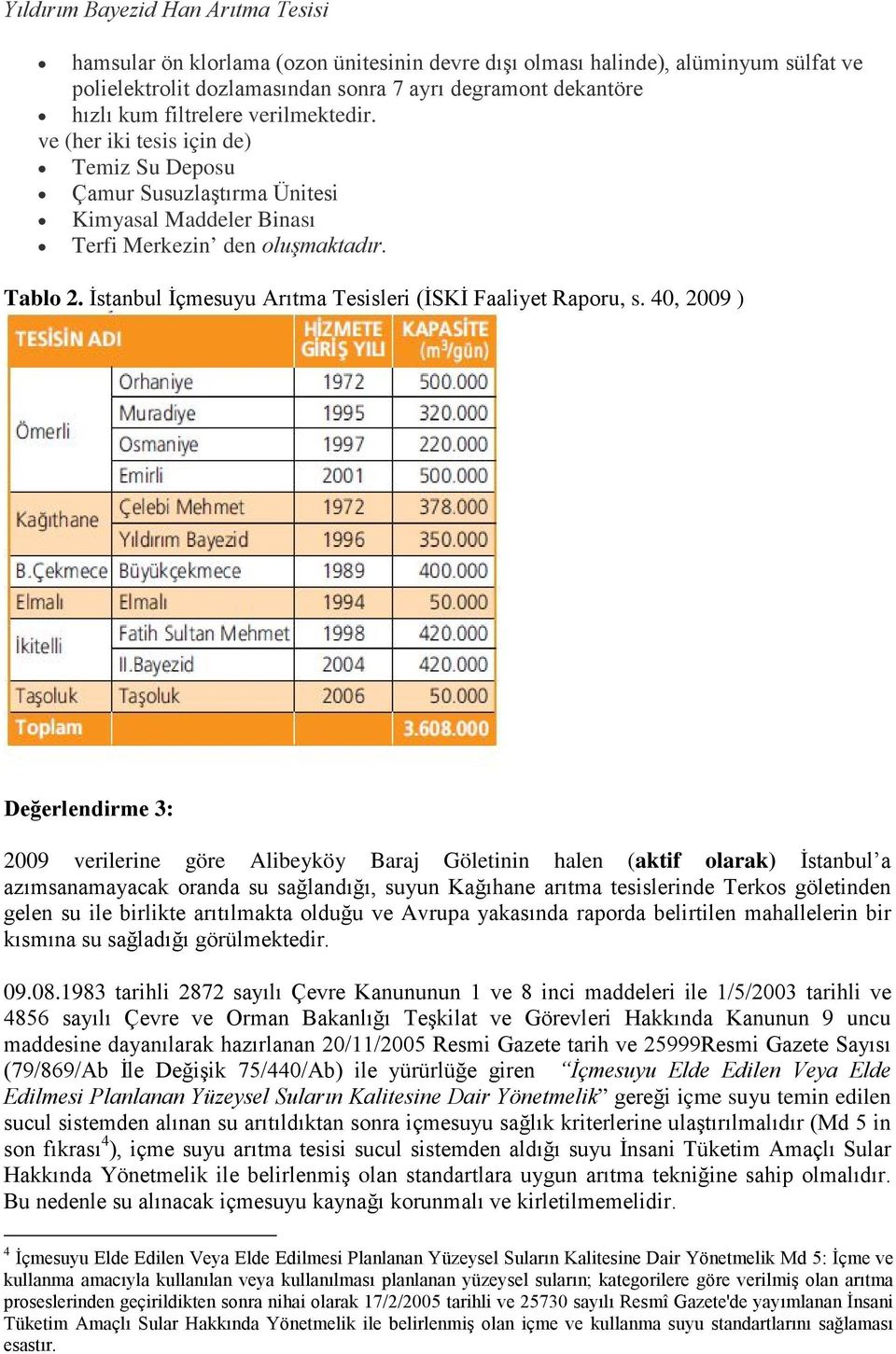 İstanbul İçmesuyu Arıtma Tesisleri (İSKİ Faaliyet Raporu, s.