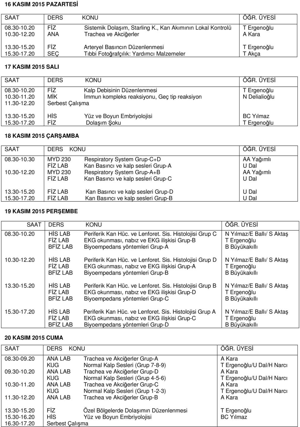 reaksiyonu, Geç tip reaksiyon N Delialioğlu Yüz ve Boyun Embriyolojisi Dolaşım Şoku BC Yılmaz 18 KASIM 2015 ÇARŞAMBA 08.30-10.