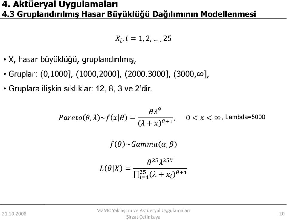 Gruplar: (0,000], (000,2000], (2000,3000], (3000, ],