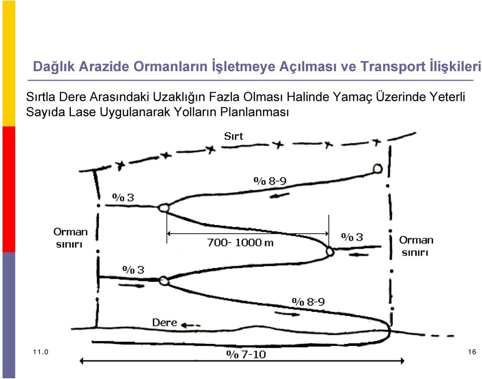 Halinde Yamaç Üzerinde Yeterli Sayıda Lase Uygulanarak