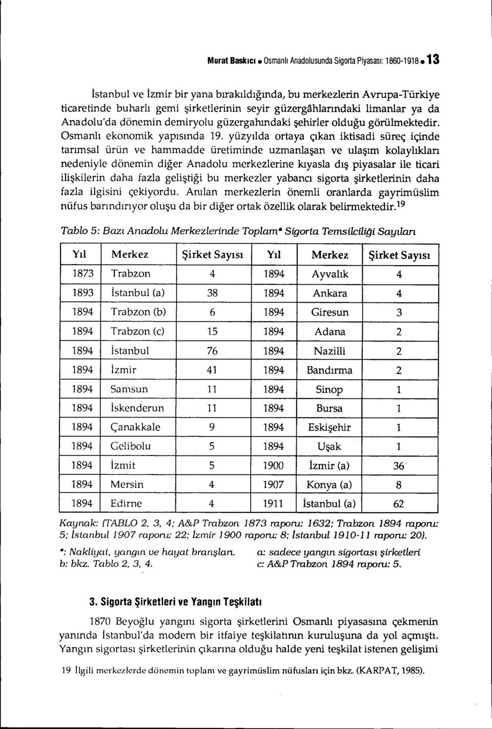 görülmektedr. Osmanlı ekonomk yapısında 19.