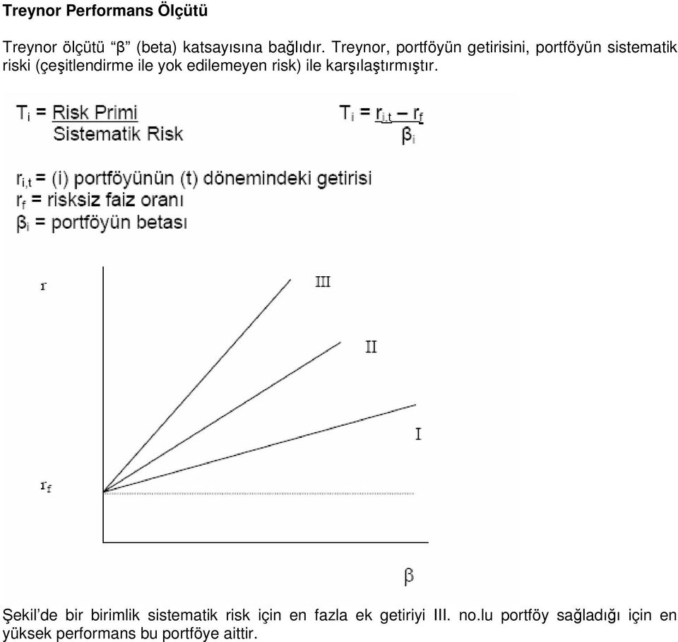 edilemeyen risk) ile karılatırmıtır.