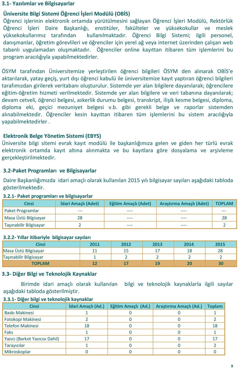 Öğrenci Bilgi Sistemi; ilgili personel, danışmanlar, öğretim görevlileri ve öğrenciler için yerel ağ veya internet üzerinden çalışan web tabanlı uygulamadan oluşmaktadır.