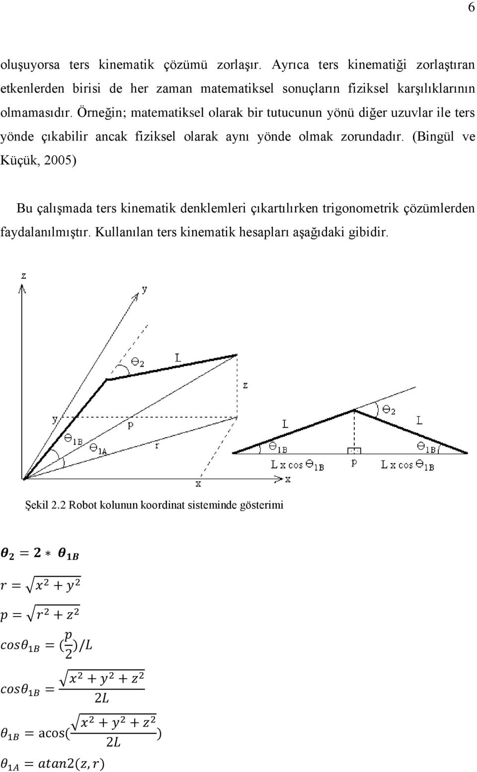 Örneğin; matematiksel olarak bir tutucunun yönü diğer uzuvlar ile ters yönde çıkabilir ancak fiziksel olarak aynı yönde olmak