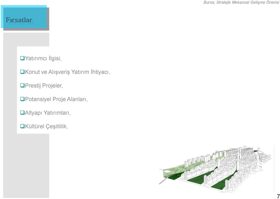 Yatırım İhtiyacı, Prestij Projeler, Potansiyel