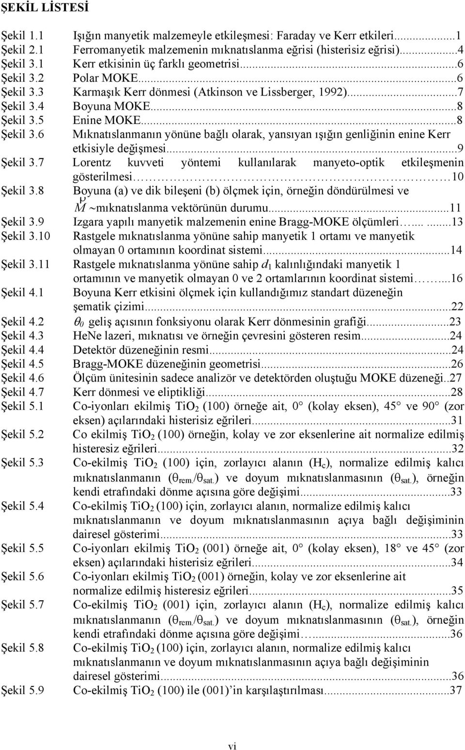 5 Enine MOE...8 Şekil 3.6 Mıknatıslanmanın yönüne bağlı olaak, yansıyan ışığın genliğinin enine e etkisiyle değişmesi...9 Şekil 3.