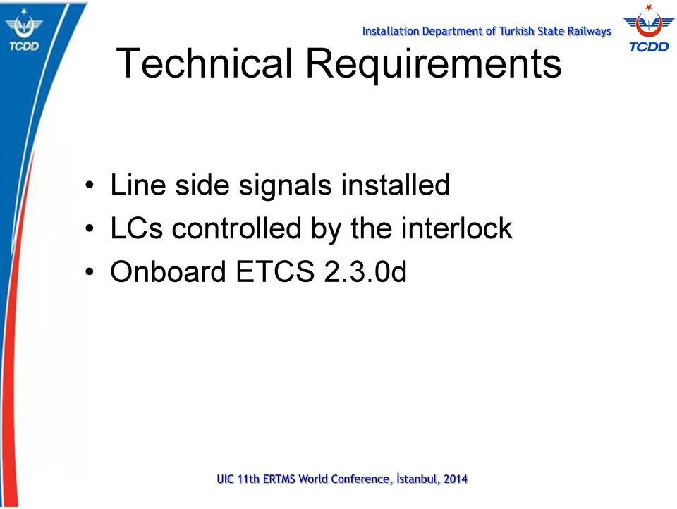 installed LCs controlled