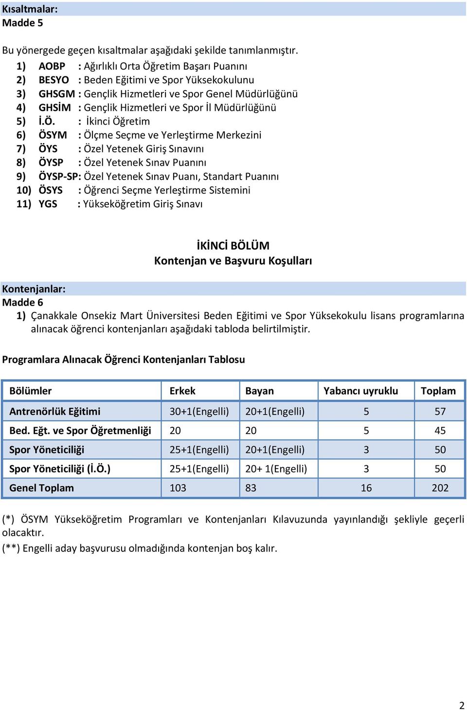 Müdürlüğünü 5) İ.Ö.