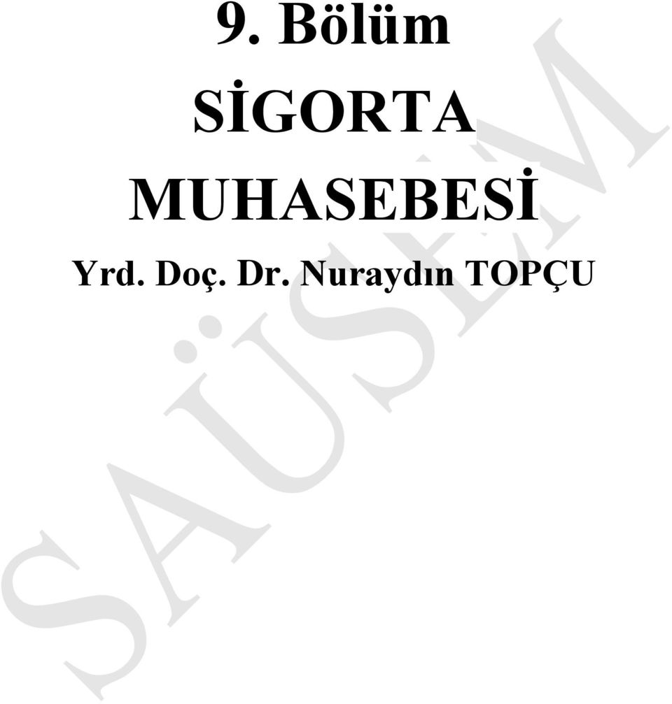 MUHASEBESİ