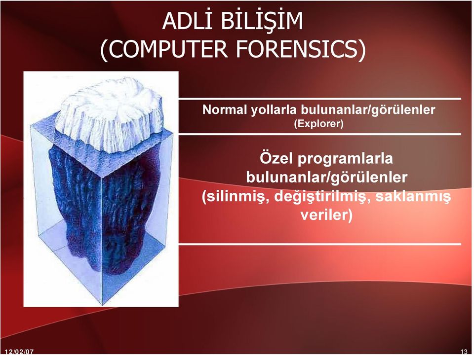 Özel programlarla bulunanlar/görülenler