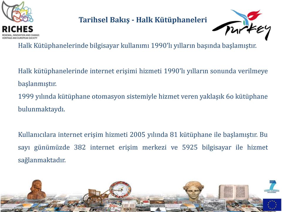 1999 yılında kütüphane otomasyon sistemiyle hizmet veren yaklaşık 6o kütüphane bulunmaktaydı.