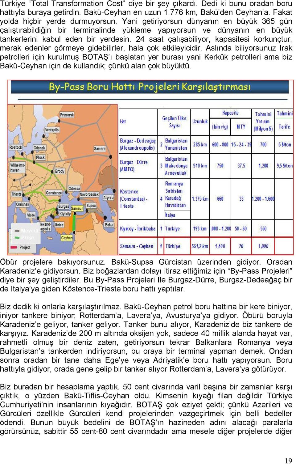 24 saat çalışabiliyor, kapasitesi korkunçtur, merak edenler görmeye gidebilirler, hala çok etkileyicidir.