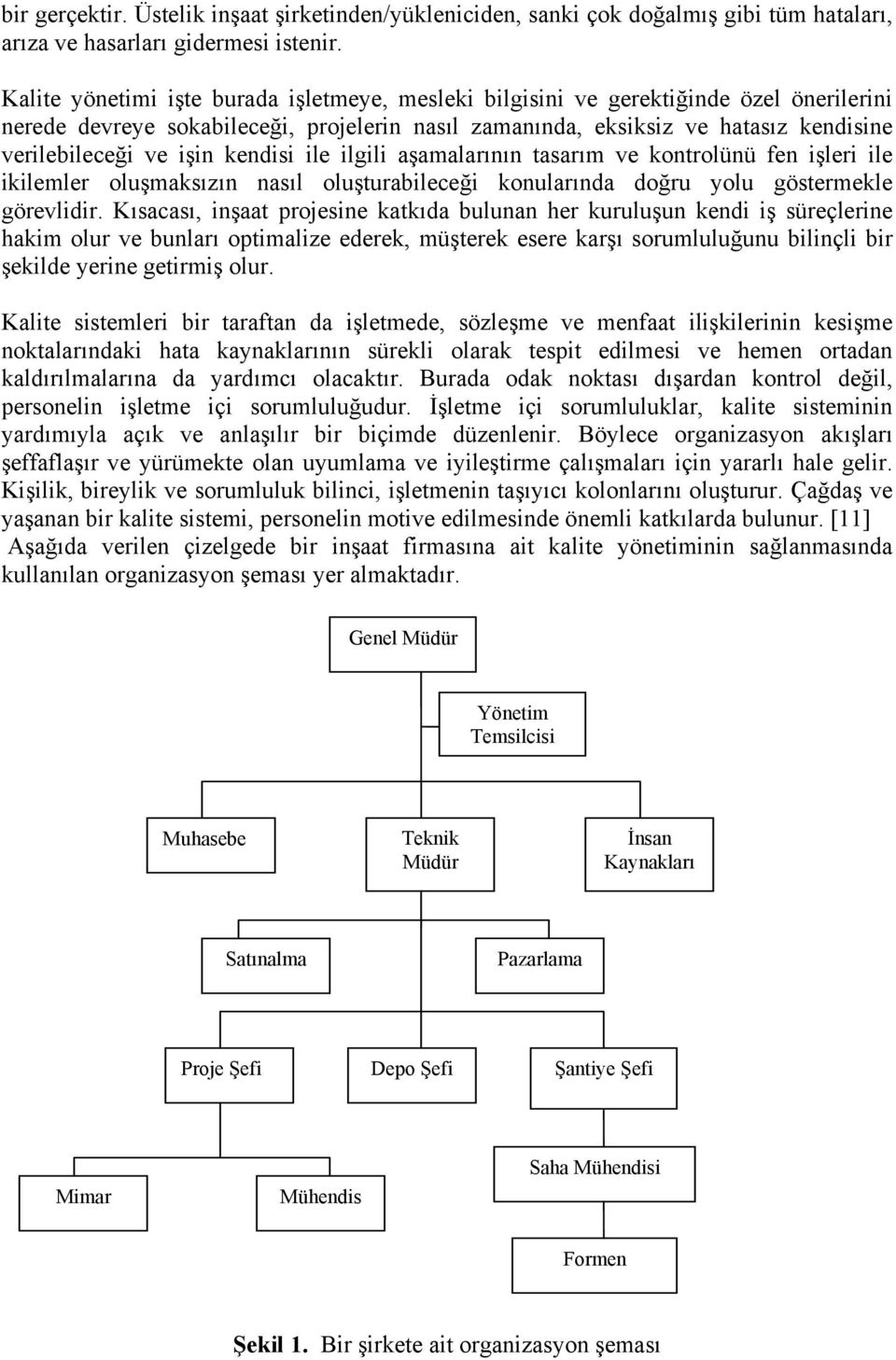 kendisi ile ilgili aşamalarının tasarım ve kontrolünü fen işleri ile ikilemler oluşmaksızın nasıl oluşturabileceği konularında doğru yolu göstermekle görevlidir.