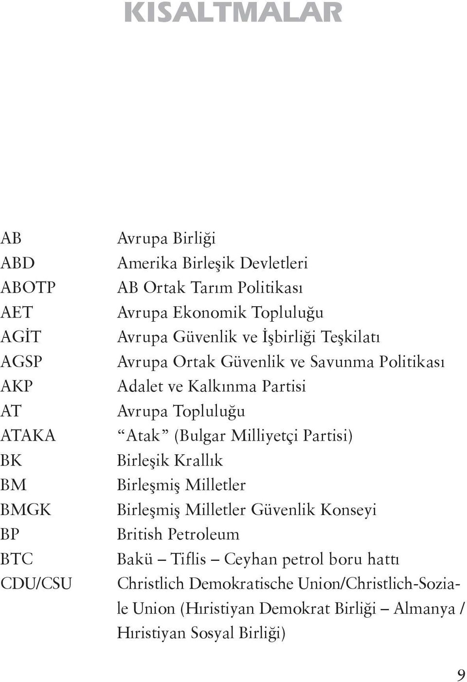 Topluluğu Atak (Bulgar Milliyetçi Partisi) Birleşik Krallık Birleşmiş Milletler Birleşmiş Milletler Güvenlik Konseyi British Petroleum Bakü Tiflis