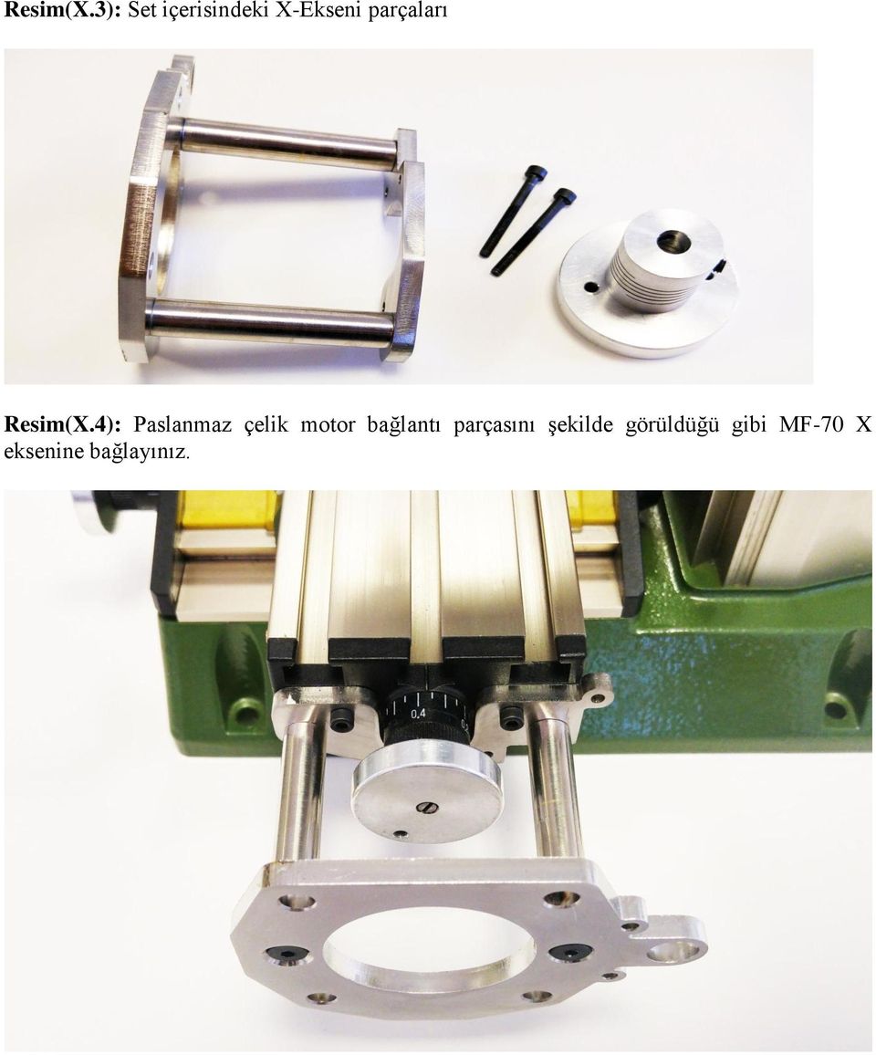 parçaları 4): Paslanmaz çelik motor