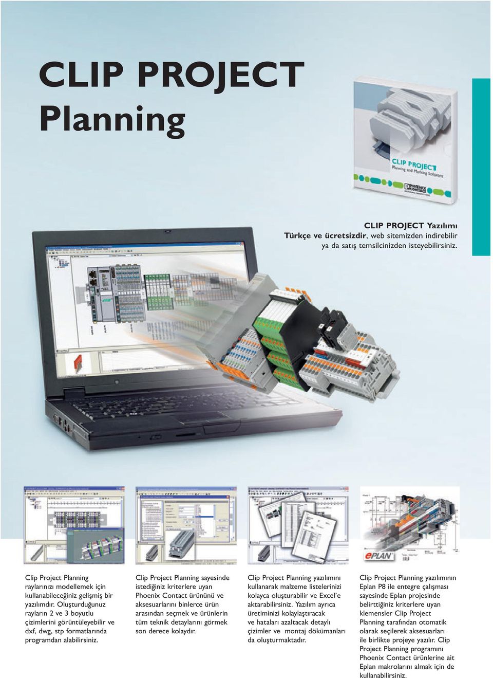 Oluşturduğunuz rayların 2 ve 3 boyutlu çizimlerini görüntüleyebilir ve dxf, dwg, stp formatlarında programdan alabilirsiniz.