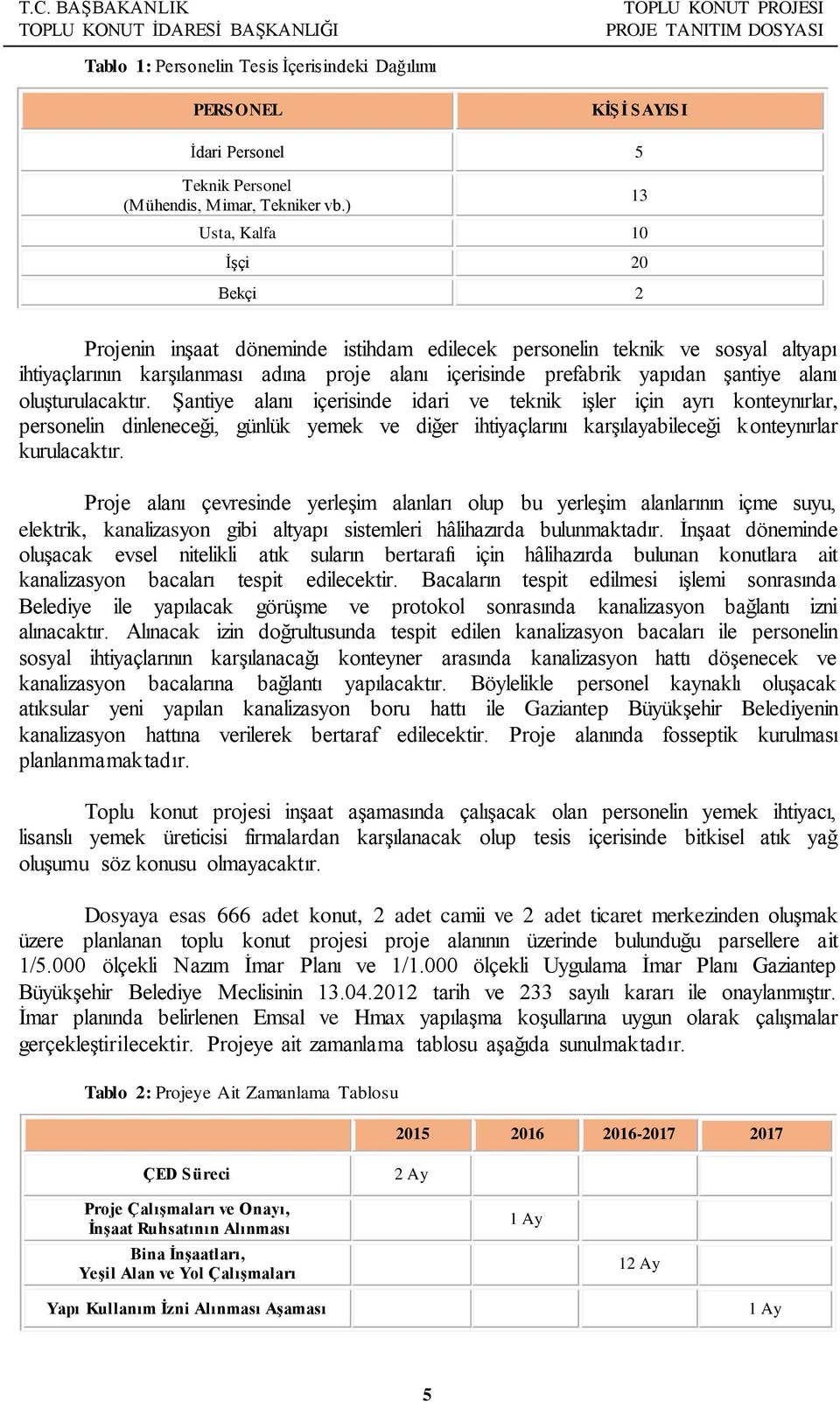 alanı oluşturulacaktır. Şantiye alanı içerisinde idari ve teknik işler için ayrı konteynırlar, personelin dinleneceği, günlük yemek ve diğer ihtiyaçlarını karşılayabileceği konteynırlar kurulacaktır.