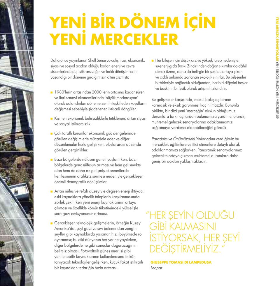 zemin teşkil eden koşulların değişmesi sebebiyle şiddetlenen iktisadi döngüler. n Kısmen ekonomik belirsizliklerle tetiklenen, artan siyasi ve sosyal istikrarsızlık.