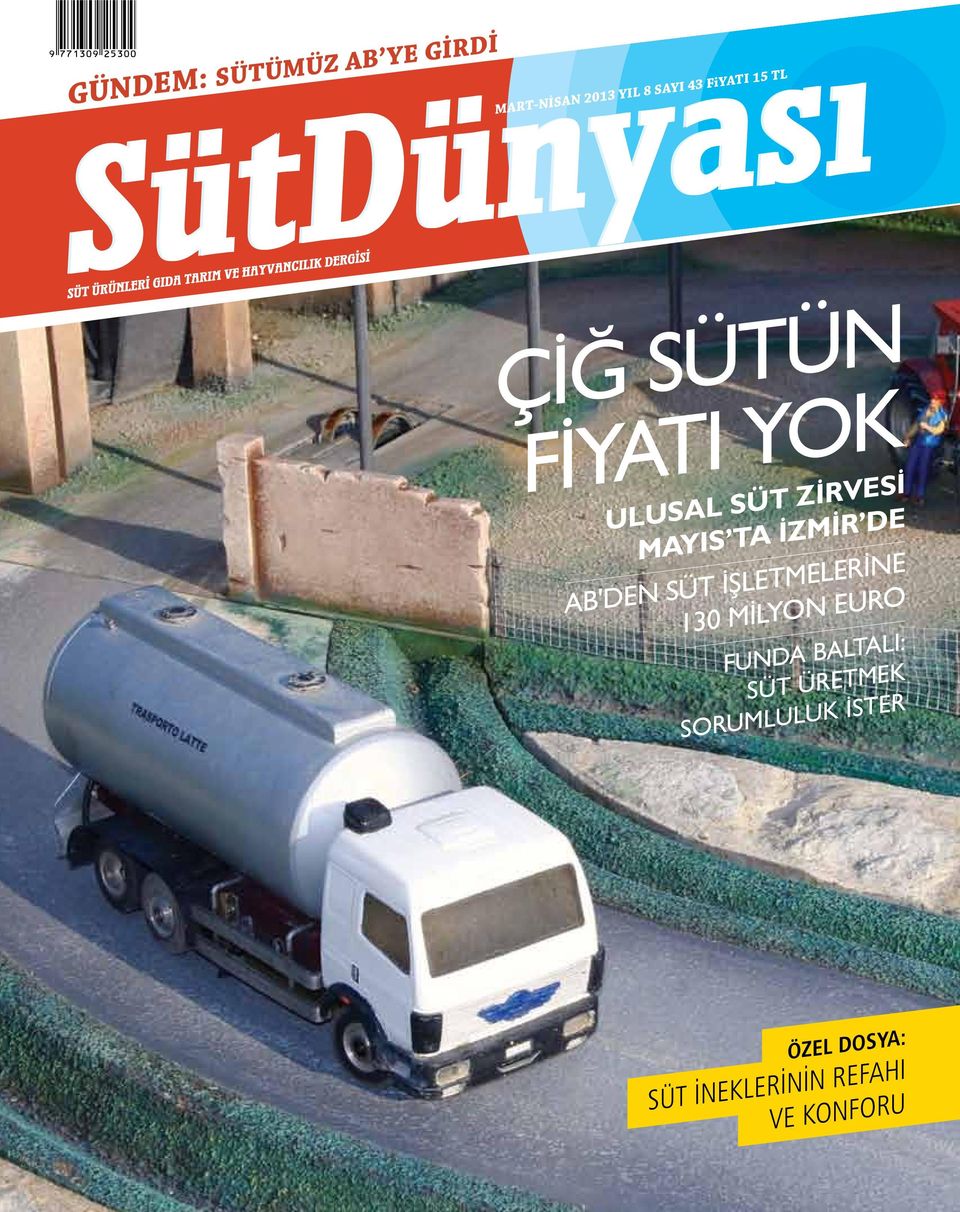 AB'DEN SÜT İŞLETMELERİNE 130 MİLYON EURO FUNDA BALTALI: SÜT