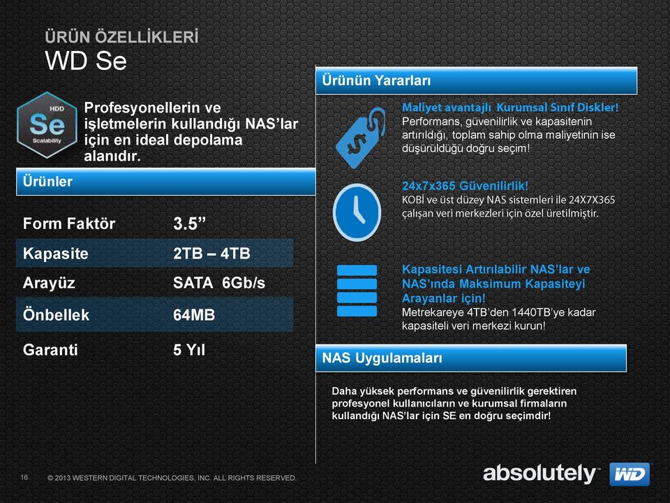 5 Kapasite Arayüz Önbellek Garanti 2TB 4TB SATA 6Gb/s 64MB 5 Yıl NAS Uygulamaları Kapasitesi Artırılabilir NAS lar ve NAS ında Maksimum Kapasiteyi Arayanlar için!