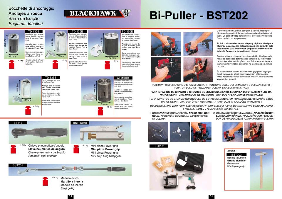 tracção Power Post Çentikli dübel, Power Post, çekme kulesi ile kullanıhır 6 mm 89 mm 3.