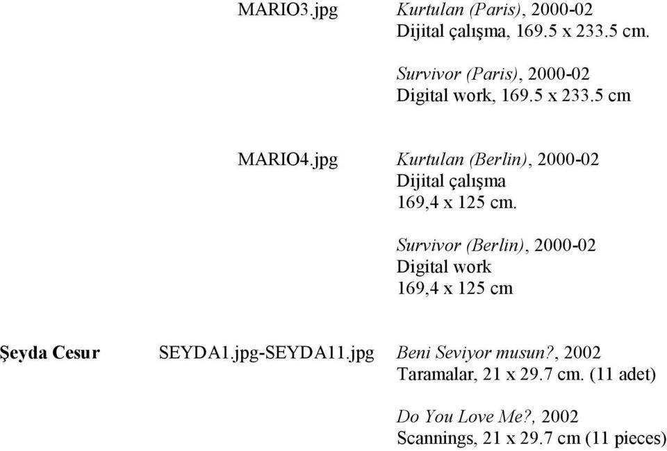 jpg Kurtulan (Berlin), 2000-02 Dijital çalışma 169,4 x 125 cm.