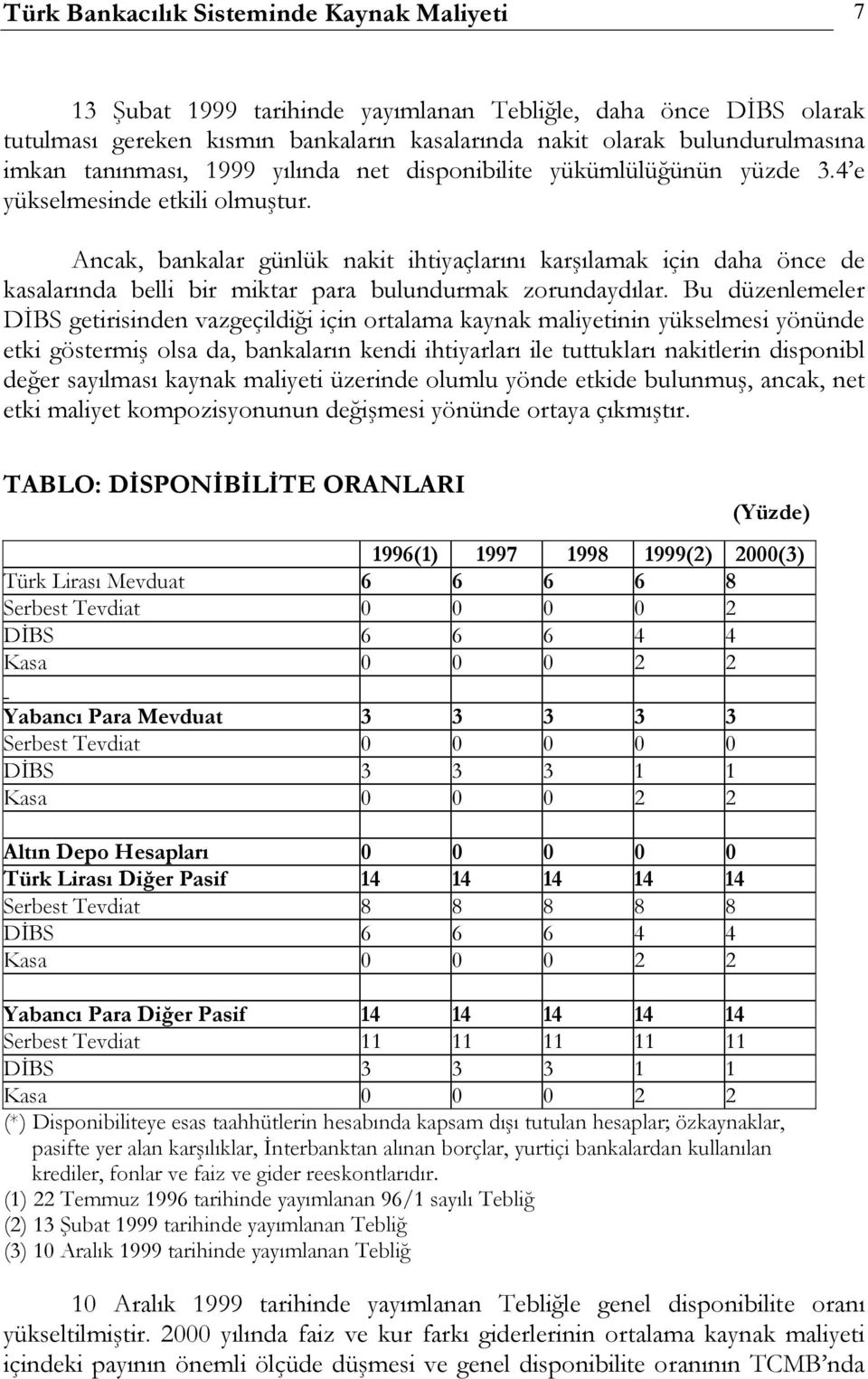 Ancak, bankalar günlük nakit ihtiyaçlarını karşılamak için daha önce de kasalarında belli bir miktar para bulundurmak zorundaydılar.