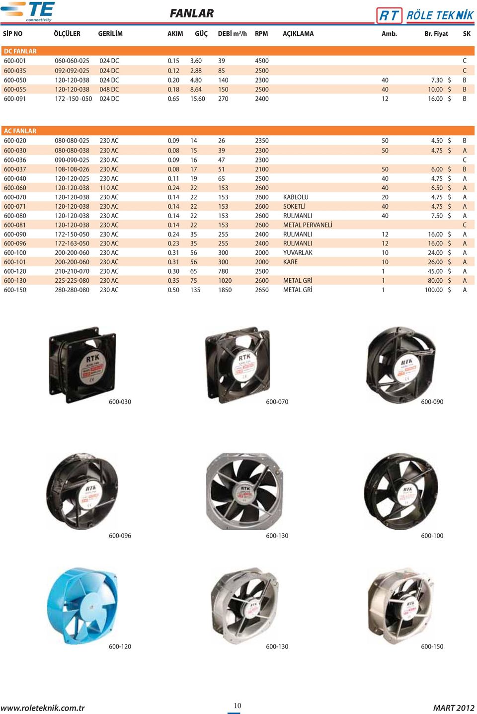 00 $ B AC FANLAR 600-020 080-080-025 230 AC 0.09 14 26 2350 50 4.50 $ B 600-030 080-080-038 230 AC 0.08 15 39 2300 50 4.75 $ A 600-036 090-090-025 230 AC 0.