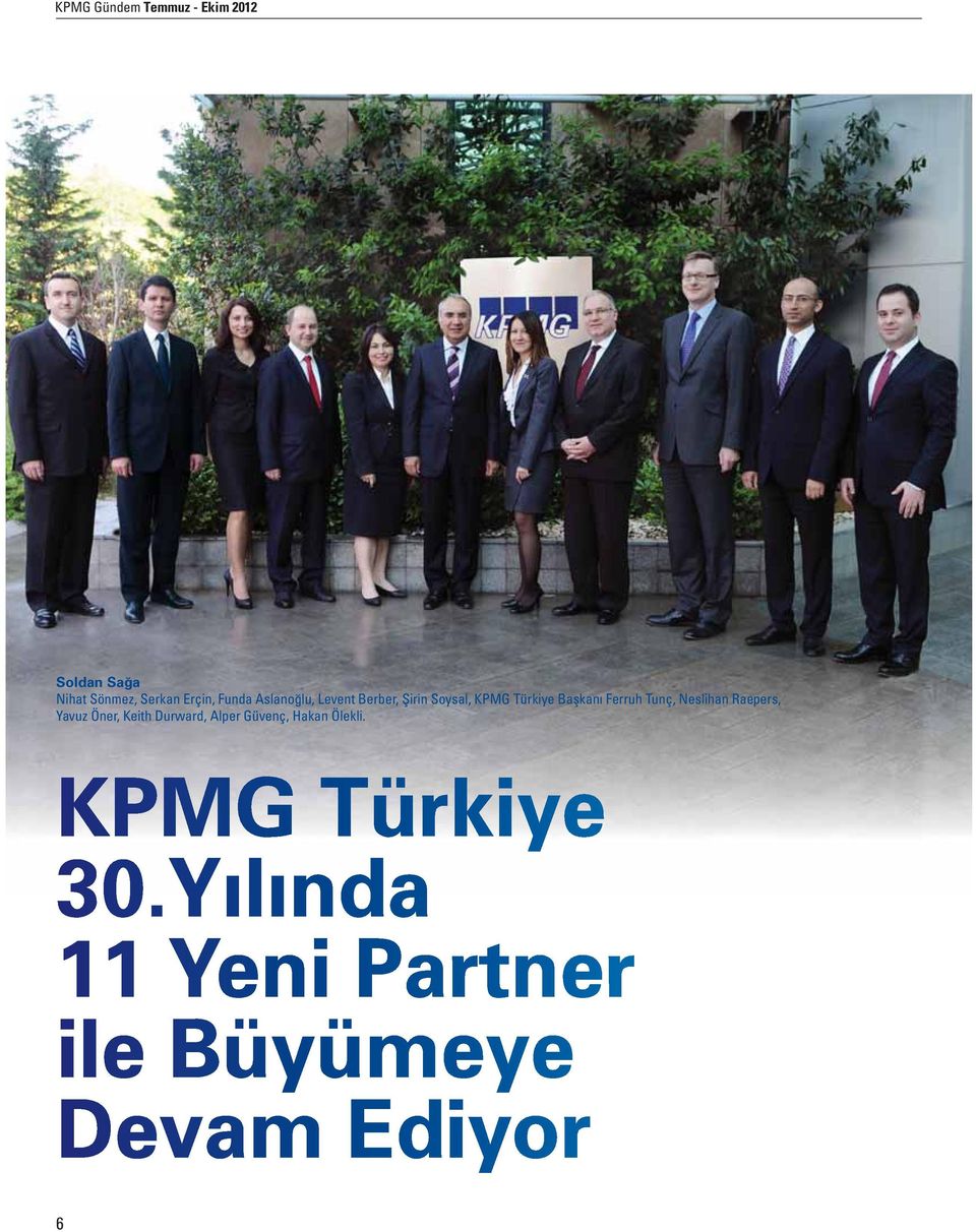 Şirin Soysal, KPMG Türkiye Başkanı Ferruh Tunç,