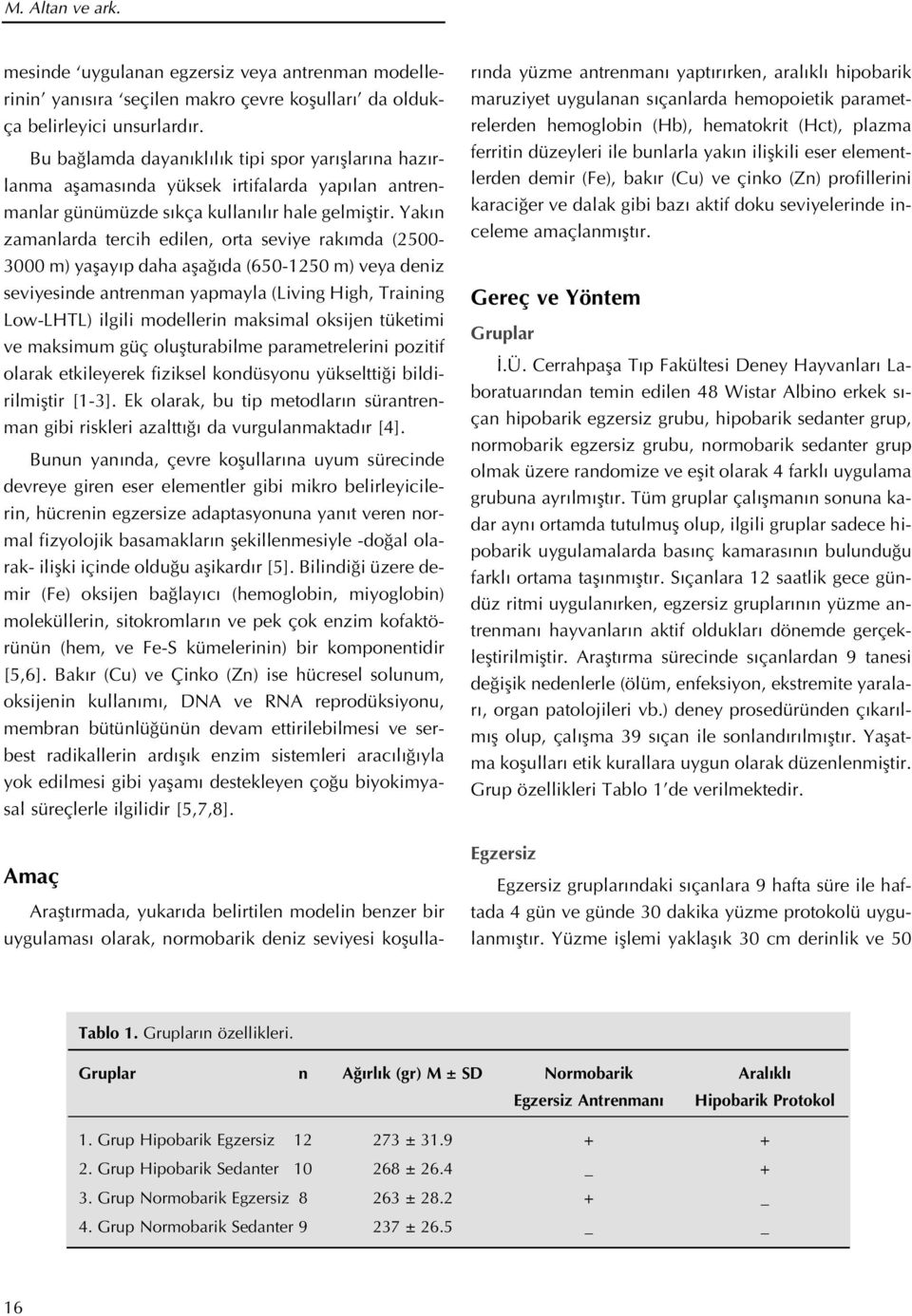 Yak n zamanlarda tercih edilen, orta seviye rak mda (2500-3000 m) yaflay p daha afla da (650-1250 m) veya deniz seviyesinde antrenman yapmayla (Living High, Training Low-LHTL) ilgili modellerin