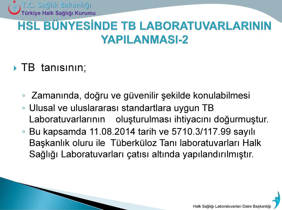 doğurmuştur. Bu kapsamda 11.08.2014 tarih ve 5710.3/117.