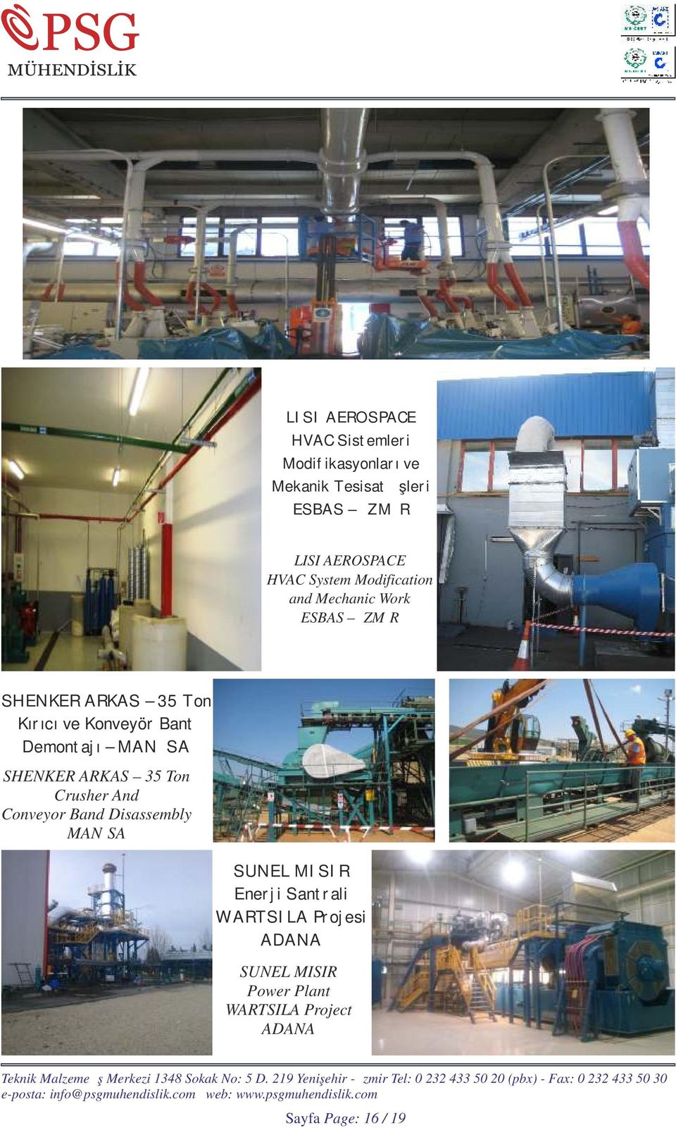 ve Konveyör Bant Demontajı MANİSA SHENKER ARKAS 35 Ton Crusher And Conveyor Band Disassembly