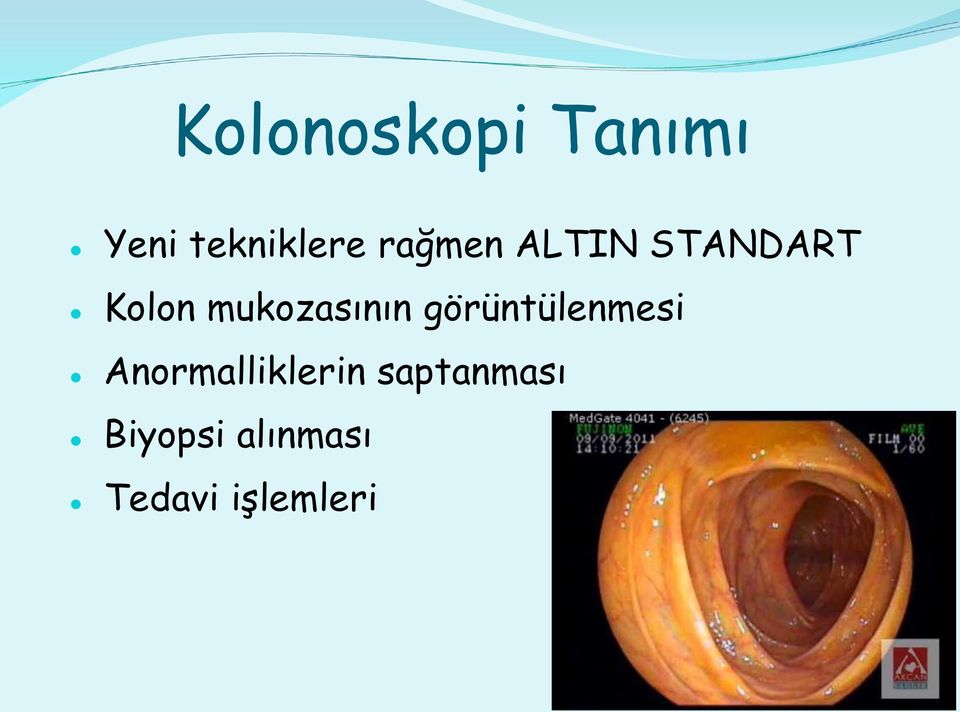 mukozasının görüntülenmesi