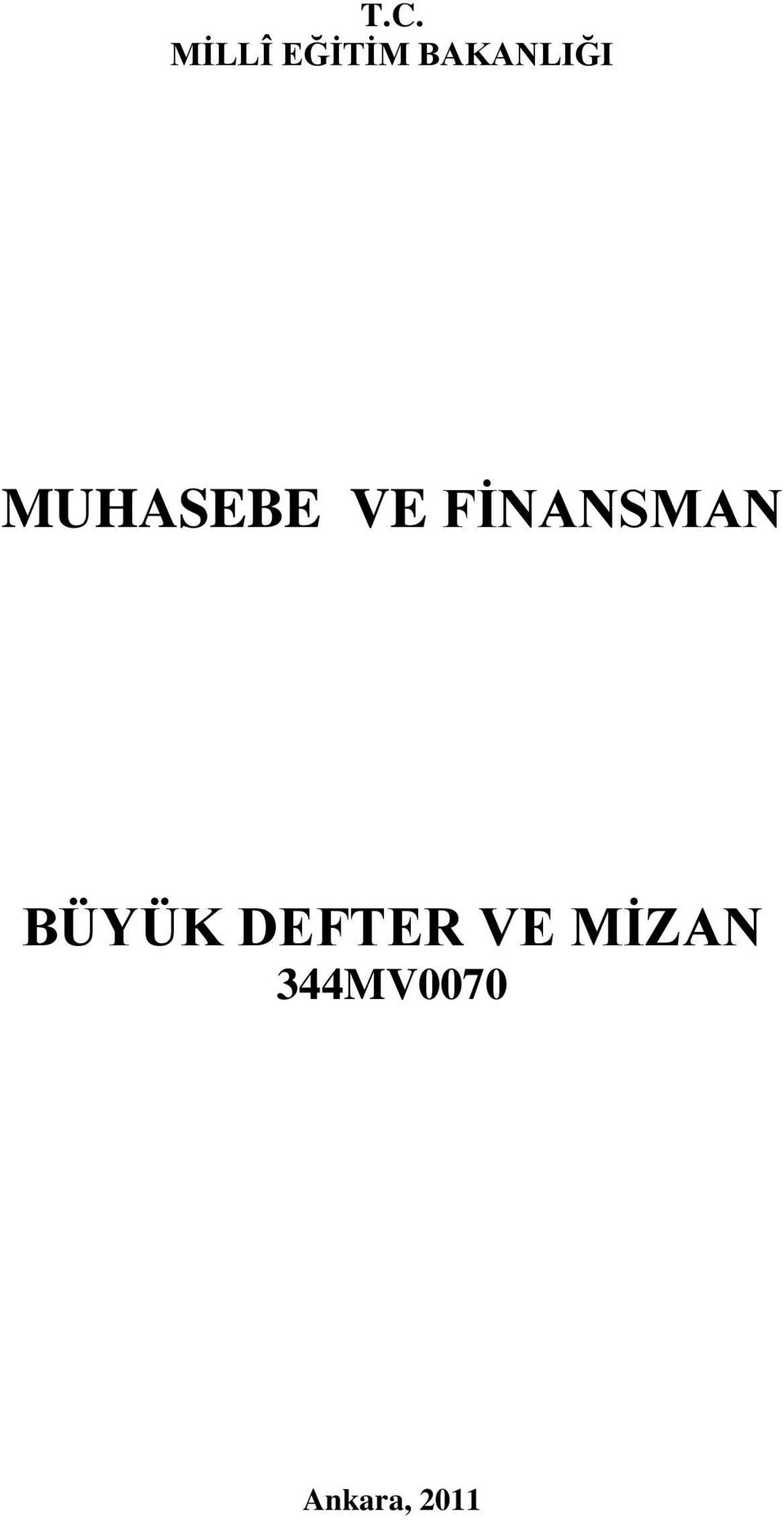 FİNANSMAN BÜYÜK DEFTER