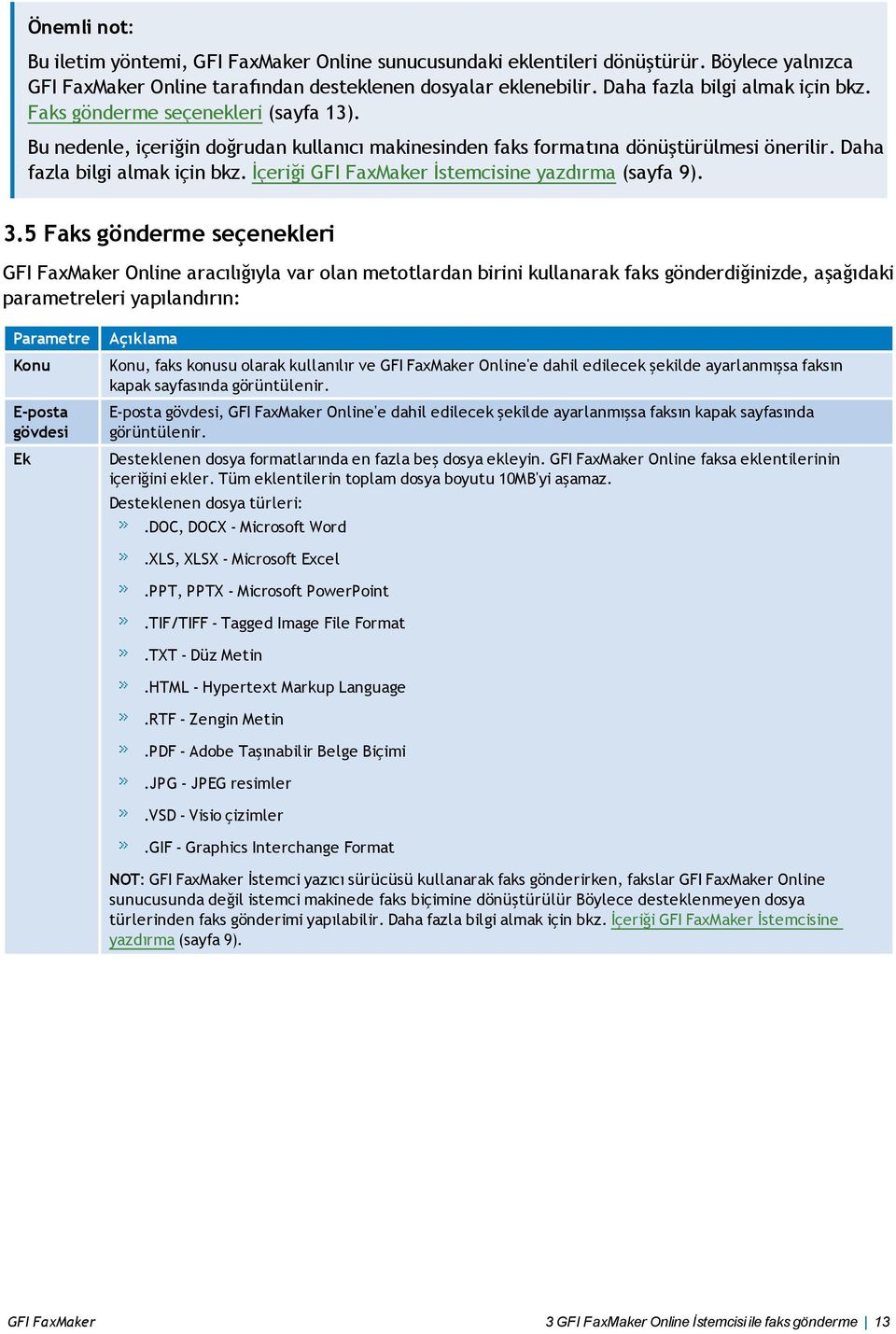 İçeriği GFI FaxMaker İstemcisine yazdırma (sayfa 9). 3.