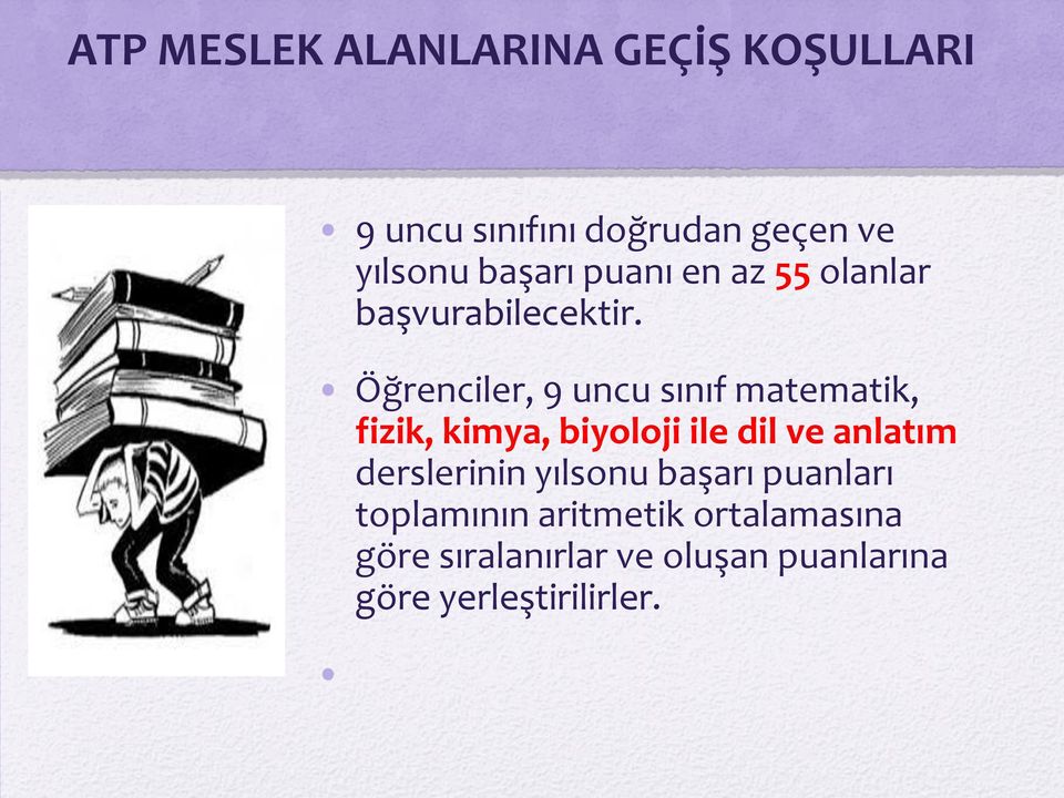 O g renciler, 9 uncu sınıf matematik, fizik, kimya, biyoloji ile dil ve anlatım