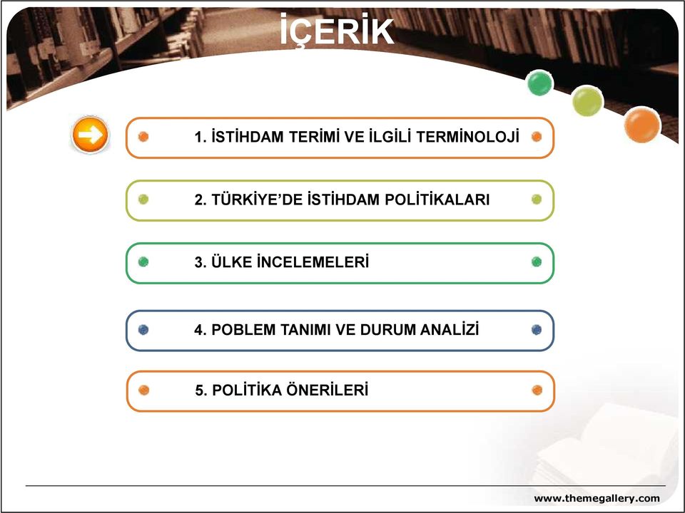 TÜRKİYE DE İSTİHDAM POLİTİKALARI 3.