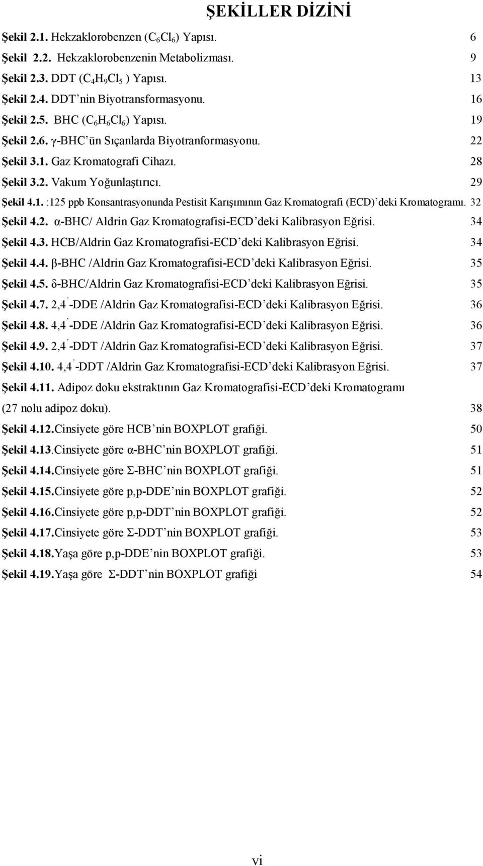 32 Şekil 4.2. α-bhc/ Aldrin Gaz Kromatografisi-ECD deki Kalibrasyon Eğrisi. 34 Şekil 4.3. HCB/Aldrin Gaz Kromatografisi-ECD deki Kalibrasyon Eğrisi. 34 Şekil 4.4. β-bhc /Aldrin Gaz Kromatografisi-ECD deki Kalibrasyon Eğrisi.