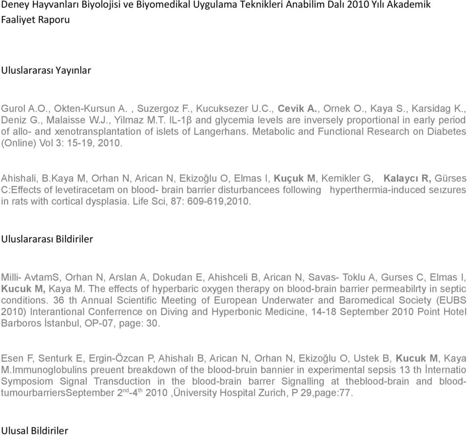 IL-1β and glycemia levels are inversely proportional in early period of allo- and xenotransplantation of islets of Langerhans.