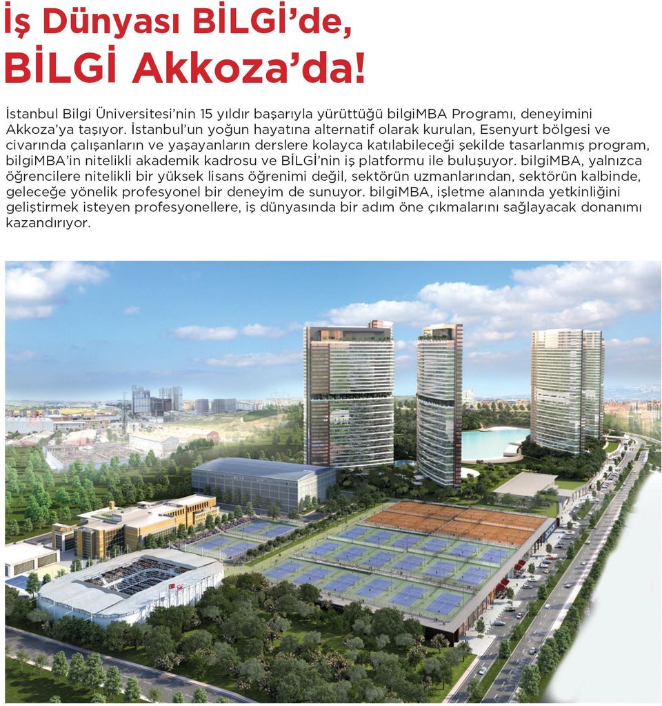 bilgimba in nitelikli akademik kadrosu ve BİLGİ nin iş platformu ile buluşuyor.