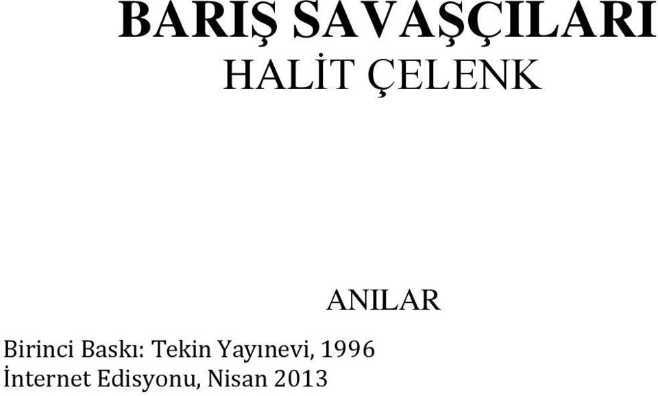 Tekin Yayınevi, 1996