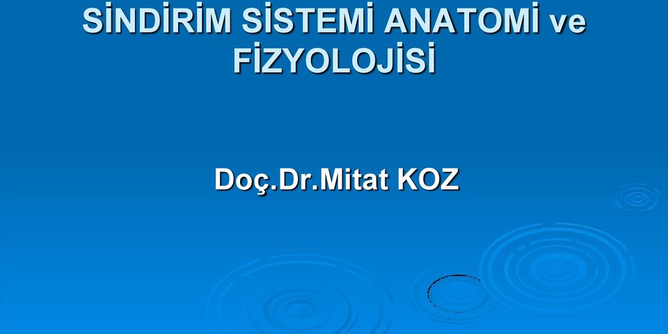 ANATOMİ ve