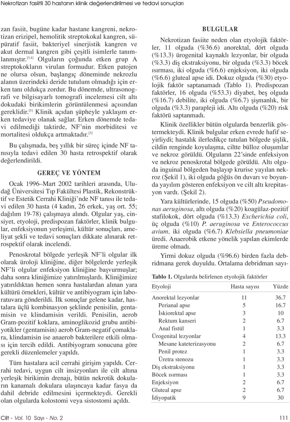 Etken patojen ne olursa olsun, bafllang ç döneminde nekrozlu alan n üzerindeki deride tutulum olmad için erken tan oldukça zordur.