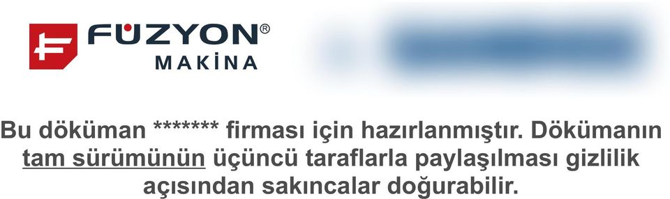 Dökümanın tam sürümünün üçüncü